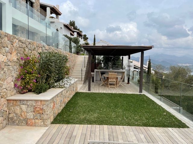 Jardin diseñado por Es Fasser en Mallorca